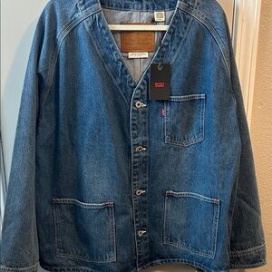 Levi's Classic Blue Denim Shirt Jacket